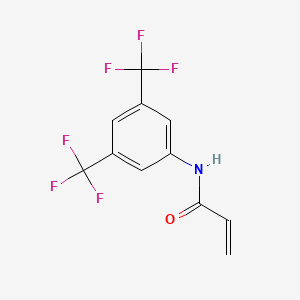 molecular formula C11H7F6NO B2358787 N-(3,5-bis(trifluoromethyl)phenyl)acrylamide CAS No. 586395-04-2