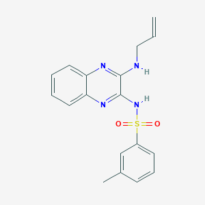 N-(3-(allylamino)quinoxalin-2-yl)-3-methylbenzenesulfonamide