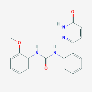 1-(2-Methoxyphenyl)-3-(2-(6-oxo-1,6-dihydropyridazin-3-yl)phenyl)urea