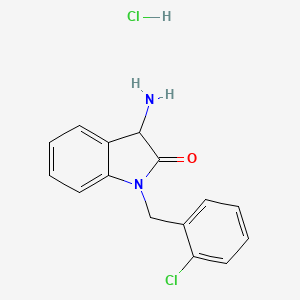 3-Amino-1-(2-chlorobenzyl)indolin-2-one hydrochloride