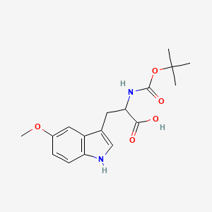 molecular formula C17H22N2O5 B2358870 Boc-5-methoxy-DL-tryptophan CAS No. 2103356-55-2