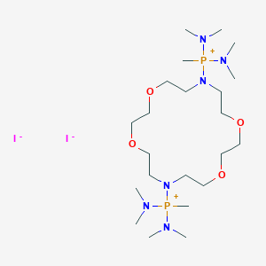 N,N'-Tetramethyldiamidophosphite-aza-18-crown-6 diiodide
