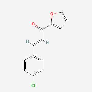 molecular formula C13H9ClO2 B2358920 3-(4-Chlorophenyl)-1-(2-furyl)prop-2-en-1-one CAS No. 14385-64-9