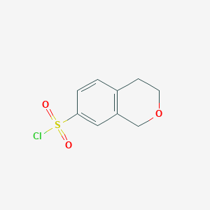 3,4-Dihydro-1H-isochromene-7-sulfonyl chloride