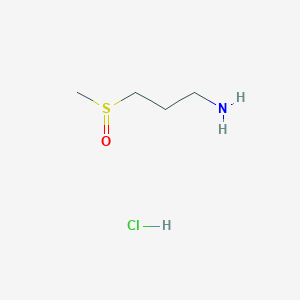 3-Methanesulfinylpropan-1-amine hydrochloride