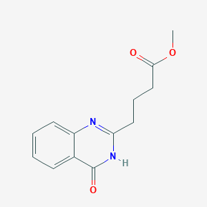 molecular formula C13H14N2O3 B2358968 Methyl 4-(4-hydroxyquinazolin-2-yl)butanoate CAS No. 1623857-63-5