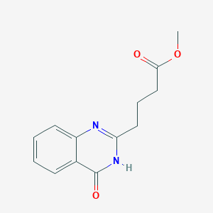 molecular formula C13H14N2O3 B2358968 4-(4-羟基喹唑啉-2-基)丁酸甲酯 CAS No. 1623857-63-5