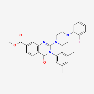 N-(4-bromobenzyl)-1-(3-phenoxypyrazin-2-yl)piperidine-4-carboxamide