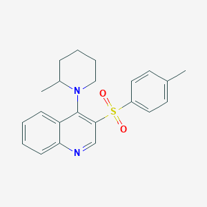 4-(2-Methylpiperidin-1-yl)-3-tosylquinoline