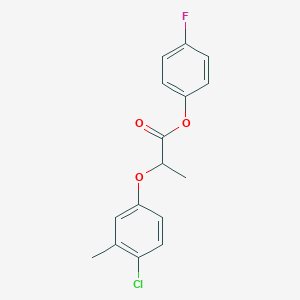 4-Fluorophenyl 2-(4-chloro-3-methylphenoxy)propanoate