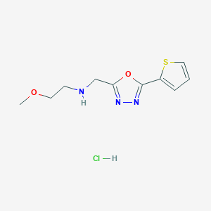 N-(2-methoxyethyl)-N-[(5-thien-2-yl-1,3,4-oxadiazol-2-yl)methyl]amine hydrochloride