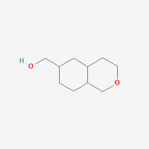 molecular formula C10H18O2 B2359035 3,4,4a,5,6,7,8,8a-Octahydro-1H-isochromen-6-ylmethanol CAS No. 1823655-01-1