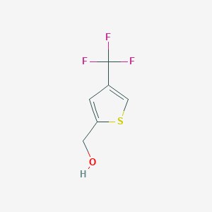 molecular formula C6H5F3OS B2359036 2-Thiophenmethanol, 4-(Trifluormethyl)- CAS No. 1447914-79-5