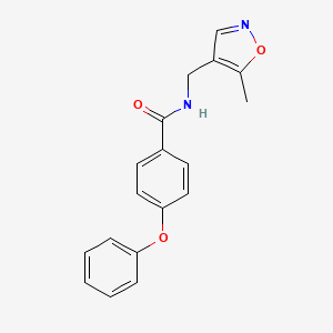 N-((5-methylisoxazol-4-yl)methyl)-4-phenoxybenzamide