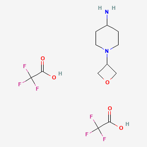 1-(Oxetan-3-yl)piperidin-4-amine;2,2,2-trifluoroacetic acid