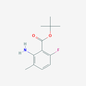 Tert-butyl 2-amino-6-fluoro-3-methylbenzoate