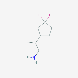 2-(3,3-Difluorocyclopentyl)propan-1-amine