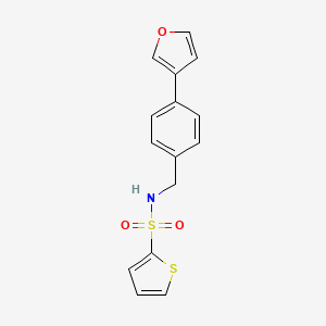 N-(4-(furan-3-yl)benzyl)thiophene-2-sulfonamide