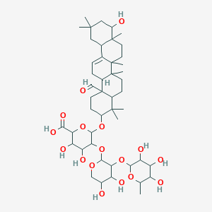 molecular formula C16H10F2N2O3 B235914 Periandradulcin B CAS No. 135545-89-0