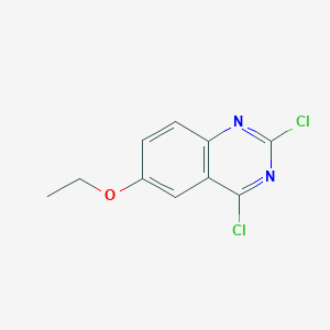 molecular formula C10H8Cl2N2O B2359142 2,4-Dichloro-6-ethoxyquinazoline CAS No. 2206320-30-9