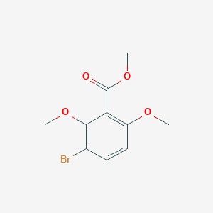 molecular formula C10H11BrO4 B2359158 Methyl 3-bromo-2,6-dimethoxybenzoate CAS No. 65977-12-0