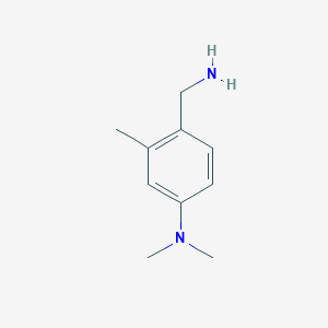 4-(aminomethyl)-N,N,3-trimethylaniline