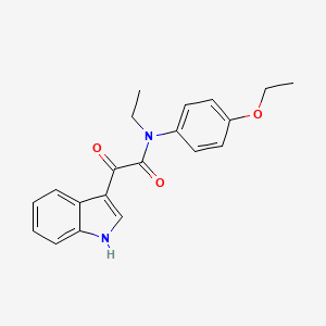 N-(4-ethoxyphenyl)-N-ethyl-2-(1H-indol-3-yl)-2-oxoacetamide