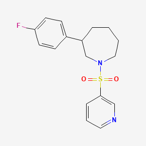 3-(4-Fluorophenyl)-1-(pyridin-3-ylsulfonyl)azepane