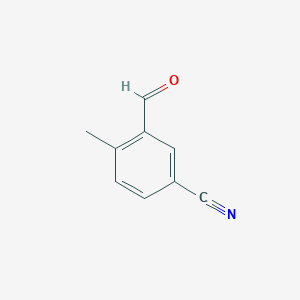 molecular formula C9H7NO B2359208 4-Formyl-3-methylbenzonitrile CAS No. 27609-91-2