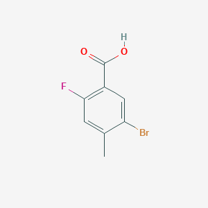 molecular formula C8H6BrFO2 B2359224 5-Bromo-2-fluoro-4-methylbenzoic acid CAS No. 515135-65-6