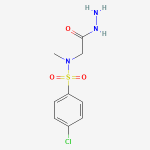 4-chloro-N-(2-hydrazinyl-2-oxoethyl)-N-methylbenzenesulfonamide