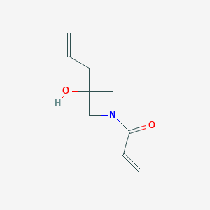 1-(3-Hydroxy-3-prop-2-enylazetidin-1-yl)prop-2-en-1-one