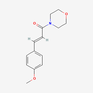 molecular formula C14H17NO3 B2359292 (E)-3-(4-甲氧基苯基)-1-吗啉代丙-2-烯-1-酮 CAS No. 21497-15-4