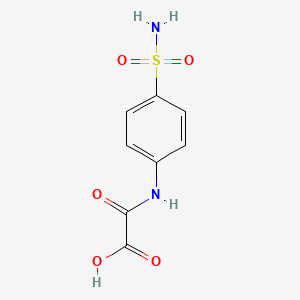 molecular formula C8H8N2O5S B2359294 [(4-Sulfamoylphenyl)carbamoyl]formic acid CAS No. 3561-08-8