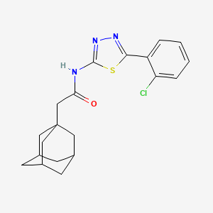 2-(1-adamantyl)-N-[5-(2-chlorophenyl)-1,3,4-thiadiazol-2-yl]acetamide