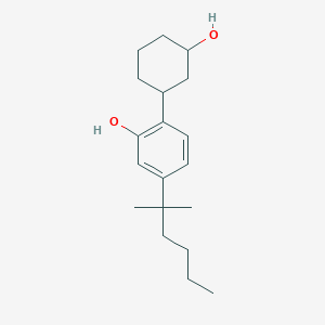 molecular formula C19H30O2 B235932 2-(3-Hydroxycyclohexyl)-5-(2-methylhexan-2-YL)phenol CAS No. 132296-19-6