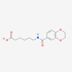 6-[(2,3-Dihydro-benzo[1,4]dioxine-6-carbonyl)-amino]-hexanoic acid