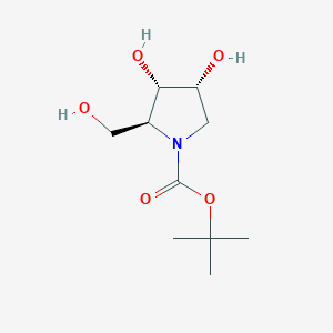 Tert-butyl (2S,3S,4R)-3,4-dihydroxy-2-(hydroxymethyl)pyrrolidine-1-carboxylate