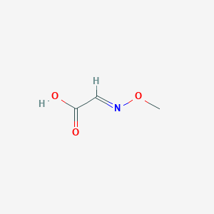 molecular formula C3H5NO3 B2359429 Ácido metoxiiminoacético CAS No. 88012-58-2