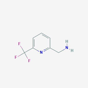 molecular formula C7H7F3N2 B2359471 (6-(Trifluoromethyl)pyridin-2-yl)methanamine CAS No. 916304-19-3