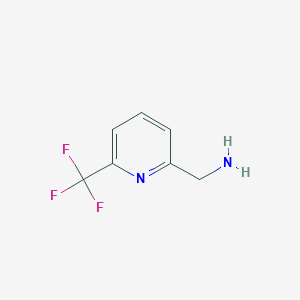 molecular formula C7H7F3N2 B2359471 (6-(Trifluorometil)piridin-2-il)metanamina CAS No. 916304-19-3