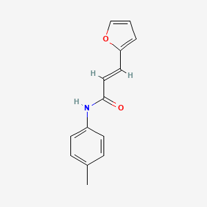 molecular formula C14H13NO2 B2359473 (2E)-3-(呋喃-2-基)-N-(4-甲基苯基)丙-2-烯酰胺 CAS No. 1426293-61-9