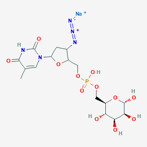 6-Mannopyranosyl 3'-azido-3'-deoxy-5'-thymidinyl phosphate