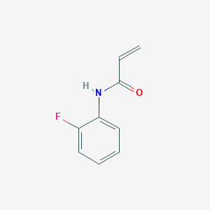 molecular formula C9H8FNO B2359520 N-(2-fluorophenyl)acrylamide CAS No. 519004-34-3