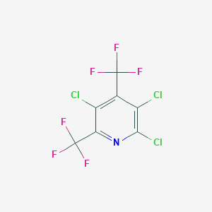 molecular formula C7Cl3F6N B2359540 2,3,5-三氯-4,6-双三氟甲基吡啶 CAS No. 1420537-83-2