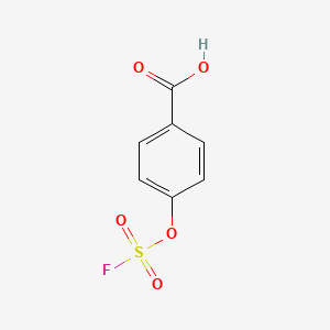 molecular formula C7H5FO5S B2359542 4-氟磺酰氧基苯甲酸 CAS No. 1796596-37-6