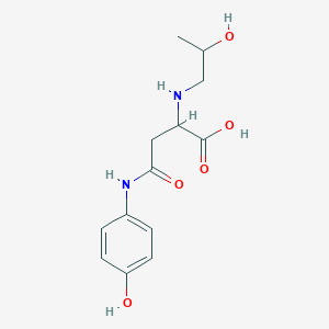4-((4-Hydroxyphenyl)amino)-2-((2-hydroxypropyl)amino)-4-oxobutanoic acid