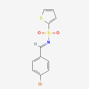 (E)-N-(4-bromobenzylidene)thiophene-2-sulfonamide