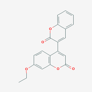 B2359585 7-Ethoxy-4-(2-oxochromen-3-yl)chromen-2-one CAS No. 869079-33-4