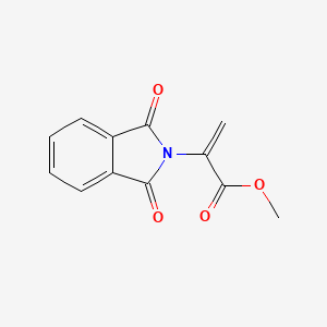 molecular formula C12H9NO4 B2359595 Methyl 2-(1,3-dioxoisoindol-2-yl)prop-2-enoate CAS No. 26878-24-0